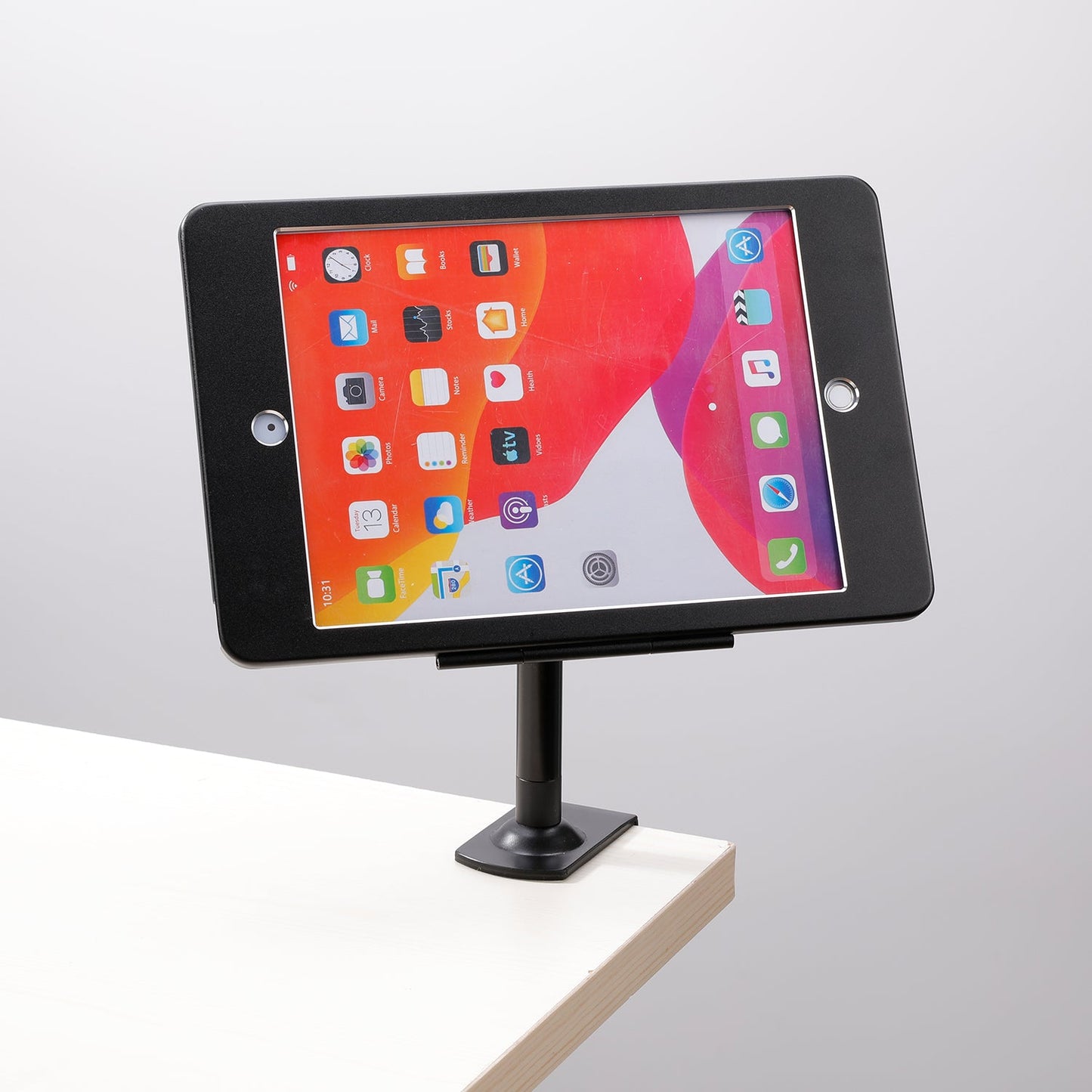 SYSTEM-S stöngfesting með lásfestingu úr málmi í svörtu fyrir iPad Pro 11" 
