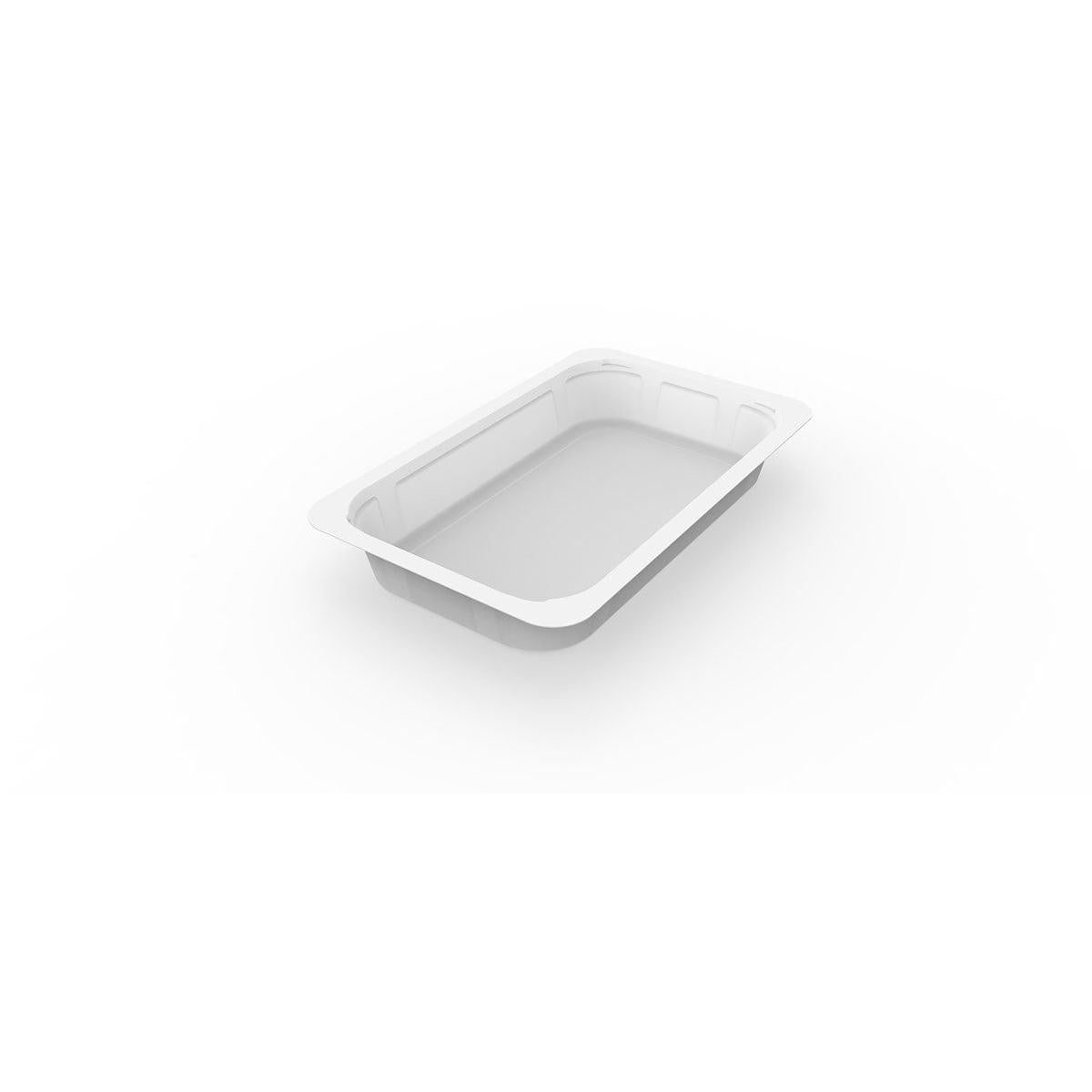 1/4 GN Menüschalen 1 Weiß PP/MIN 265x162x40  | Packung (225 Stück)