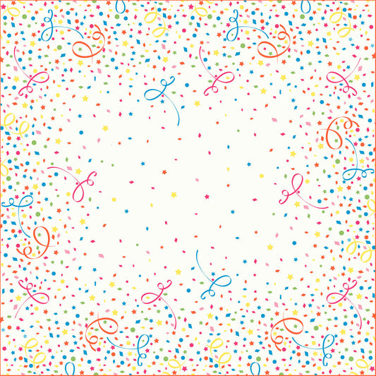 Auslaufartikel: Dunicel-Mitteldecken 84 x 84 cm   Confetti | Packung (20 Stück)