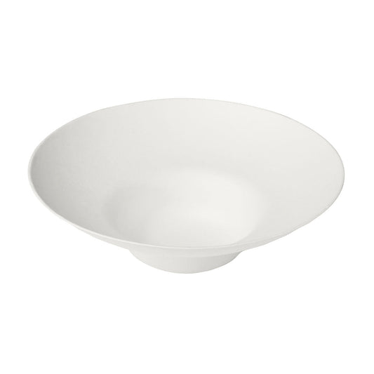 Bagasse Teller ø 19 cm  Weiß Bagasse Ø190 | Packung (25 Stück)