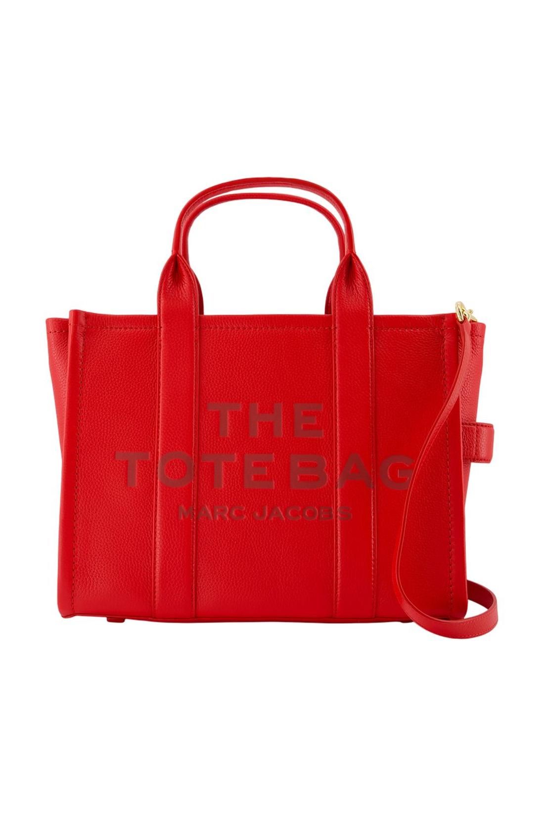 The Medium Tote - Marc Jacobs - Leder - Rot