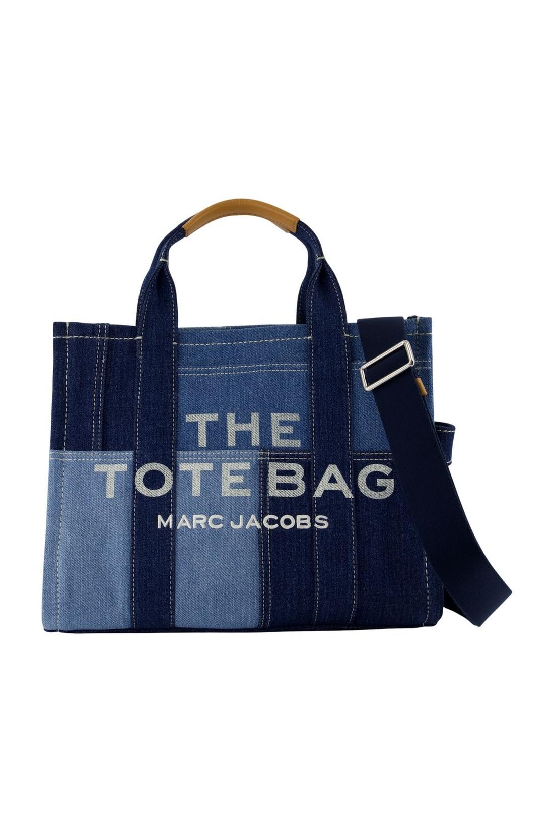 Tasche Medium Tote Traveler aus Baumwolle Blau