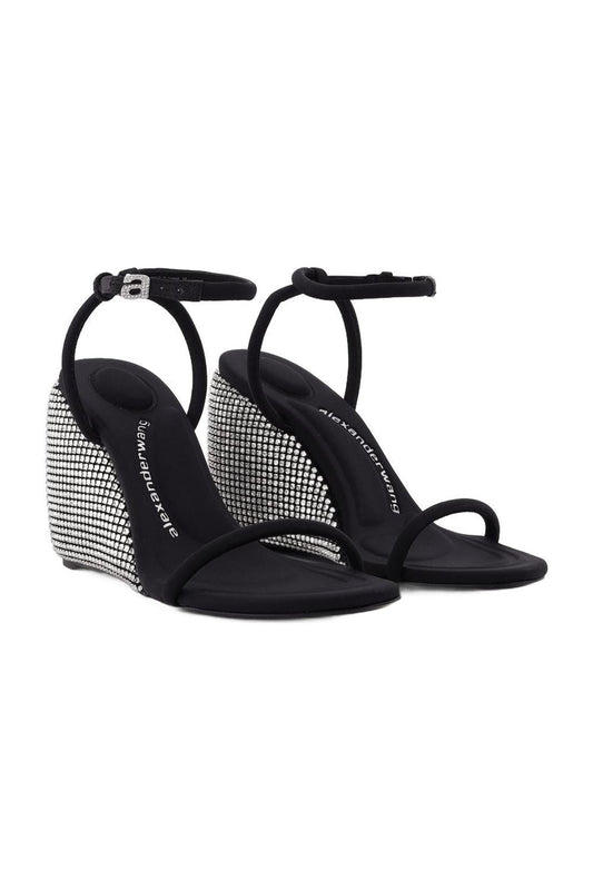 Dahlia 105 Pumps aus schwarzem Lycra