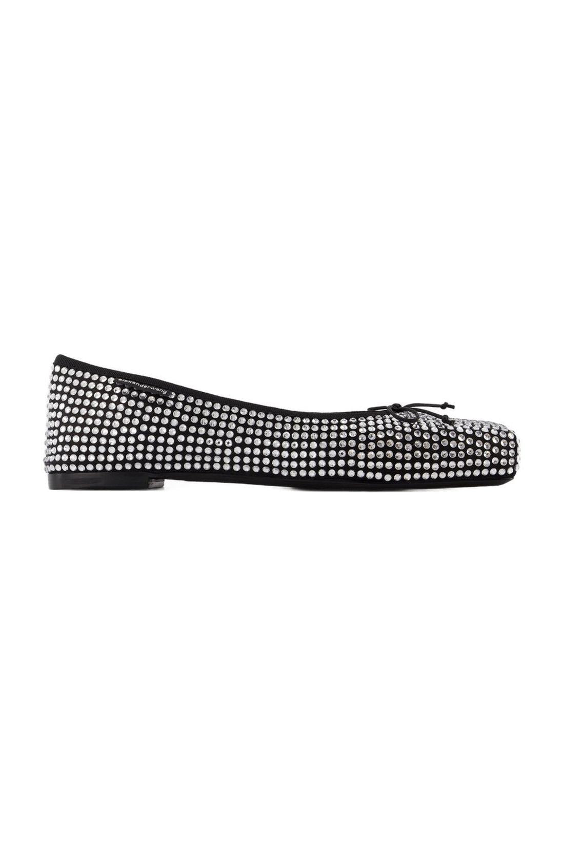 Ballerinas Billie Flat - Alexander Wang - Leder - Schwarz/Weiß