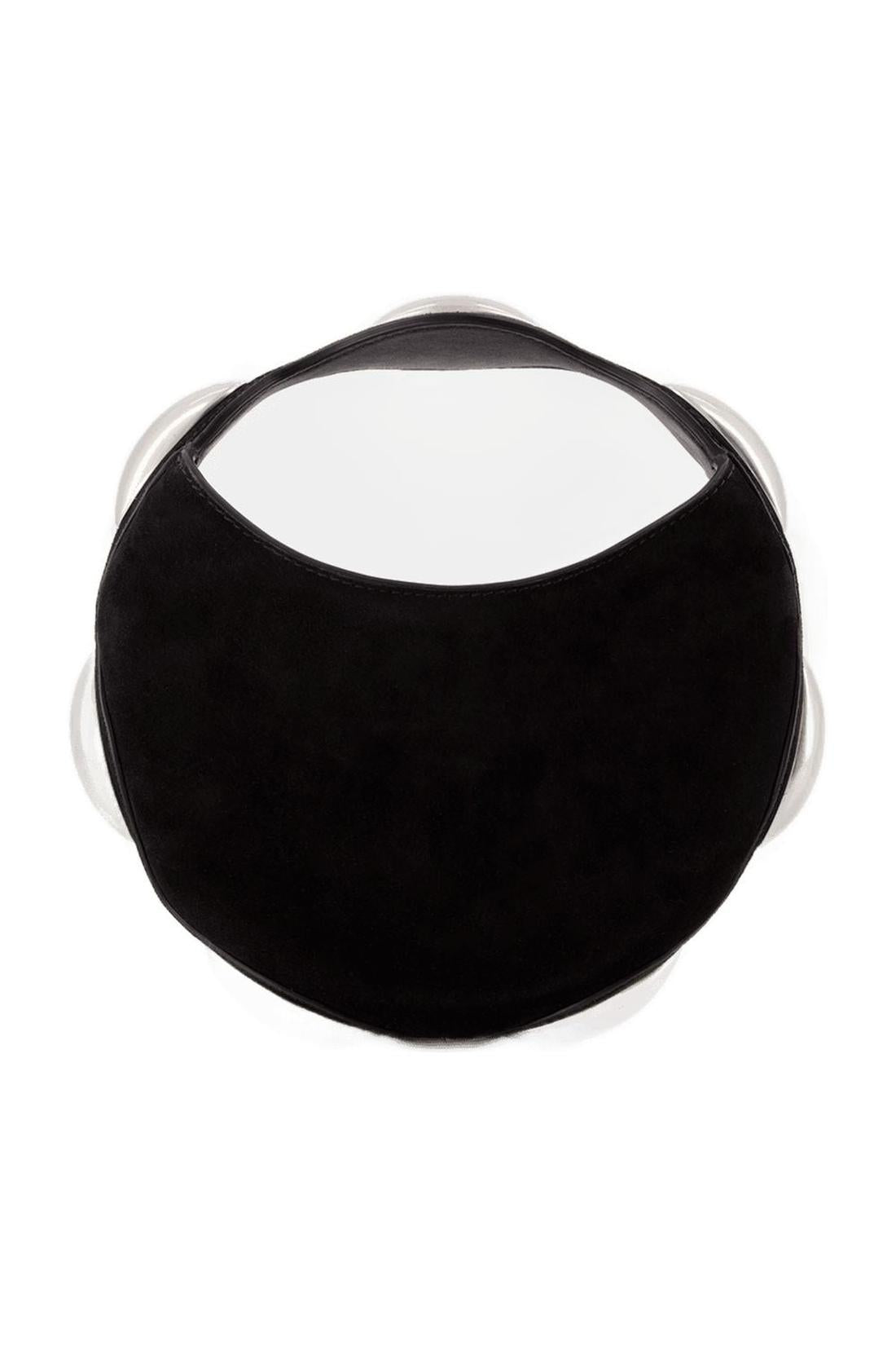 Dome Circular Top Handle Tasche - Alexander Wang - Leder - Schwarz
