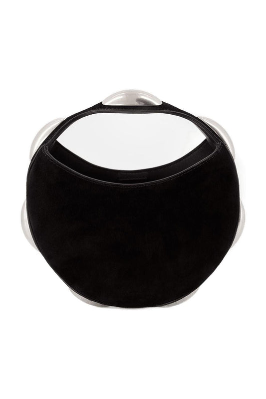 Dome Circular Top Handle Tasche - Alexander Wang - Leder - Schwarz