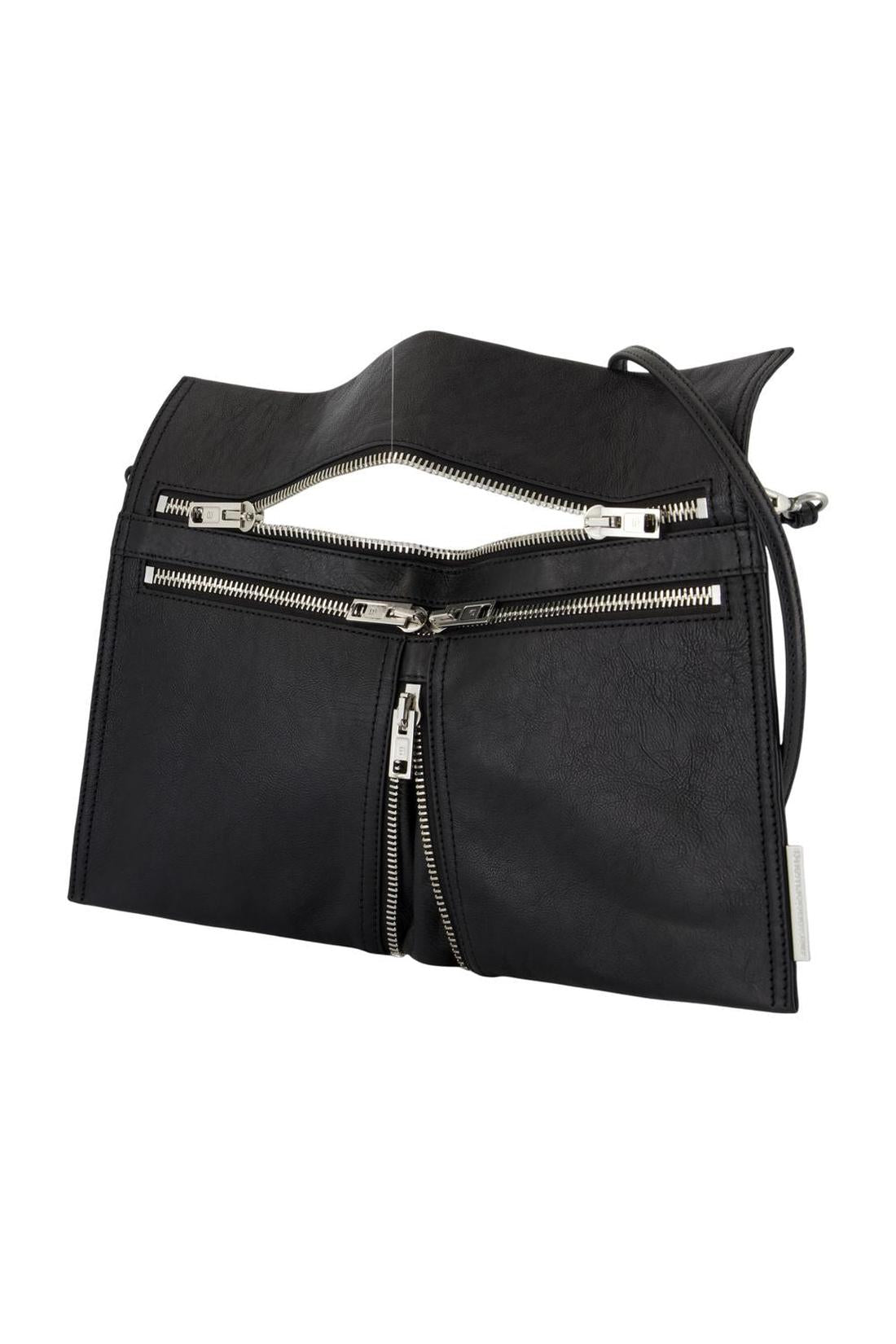 Geo Medium Schultertasche - Alexander Wang - Leder - Schwarz