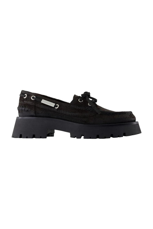 Carson Boat Mokassins - Alexander Wang - Leder - Schokolade