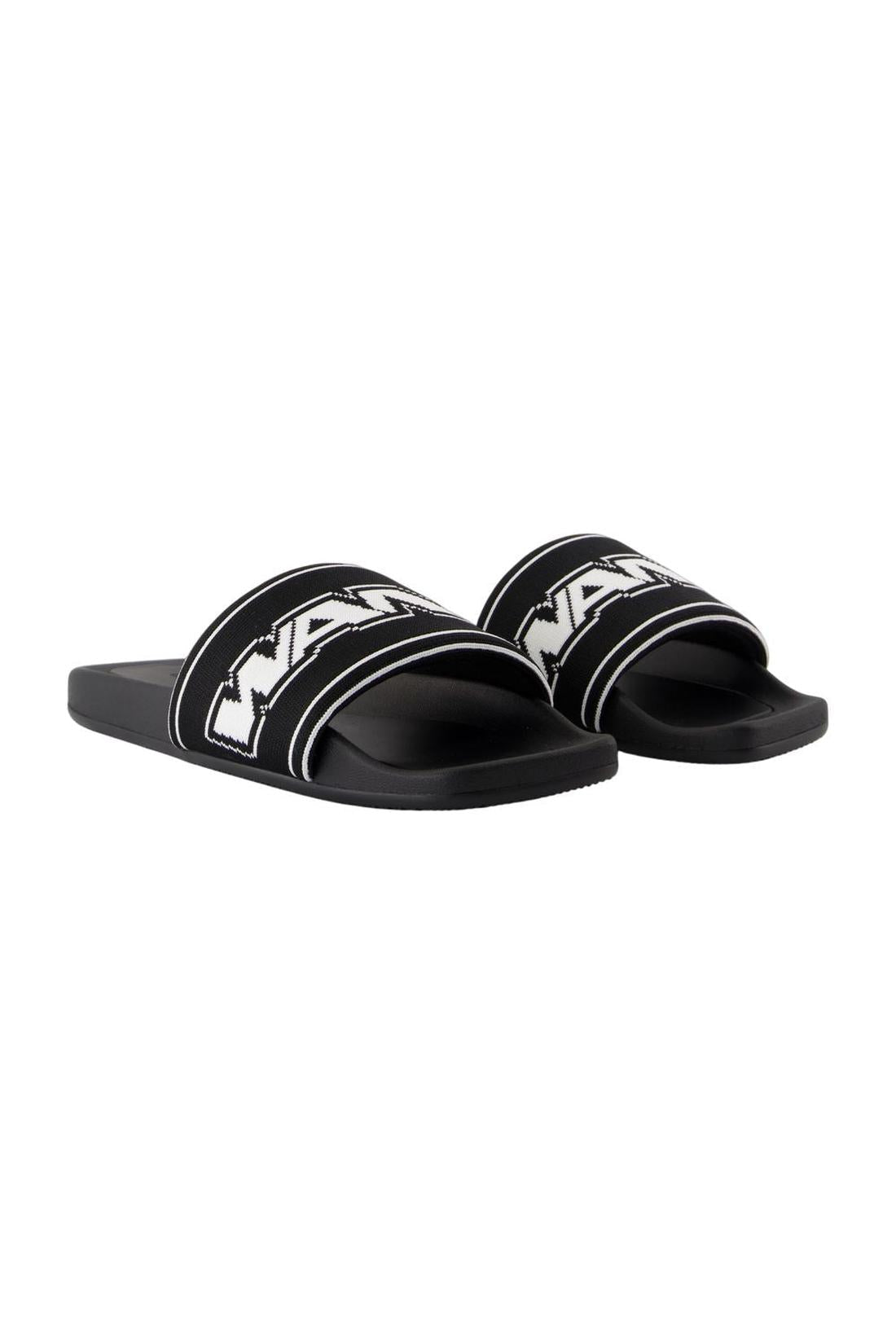 Slides Aw Webbing Pool - Alexander Wang - Polyester - Schwarz