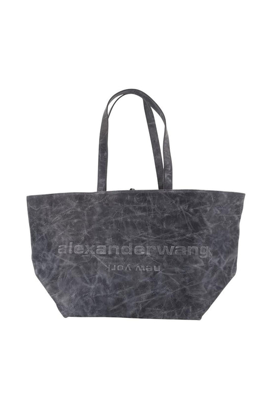 Einkaufstasche Punch - Alexander Wang - Leder - Grau
