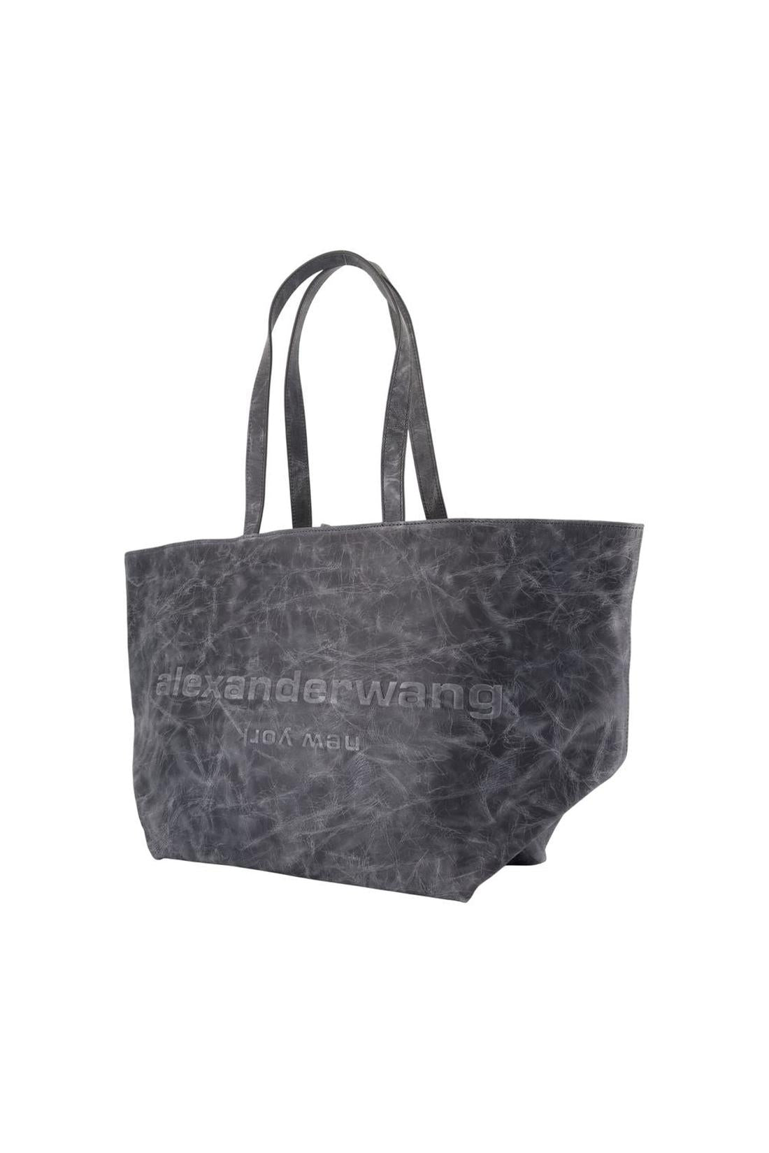 Einkaufstasche Punch - Alexander Wang - Leder - Grau