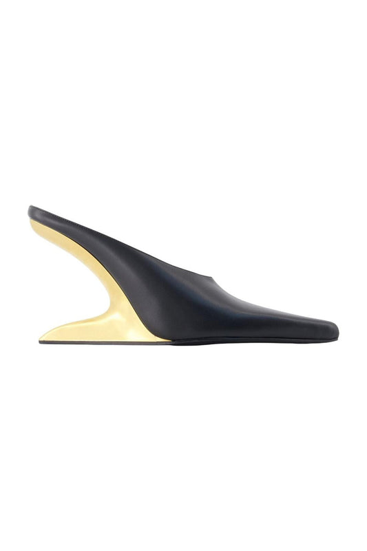 Boomerang 105mm Wedge Pantoletten - Alexander Wang - Leder - Schwarz