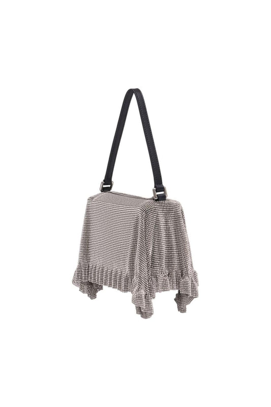 Divina Clutch - Alexander Wang - Mesh - Silber