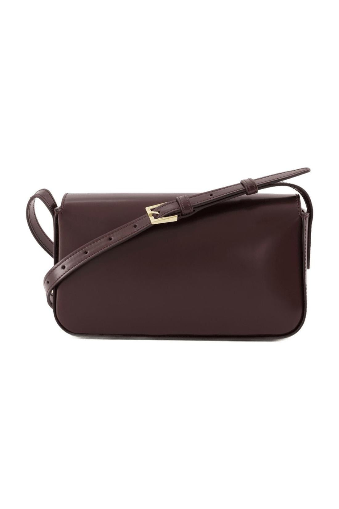 Elly Schultertasche - ANINE BING - Leder - Bordeaux