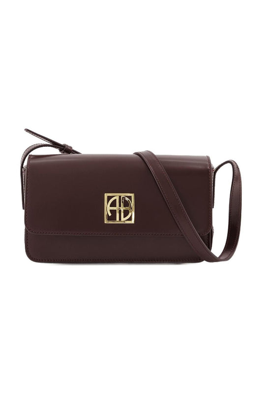 Elly Schultertasche - ANINE BING - Leder - Bordeaux