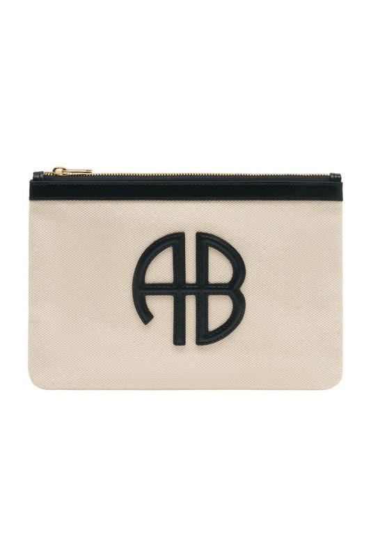 Lili Clutch - ANINE BING - Baumwolle - Beige