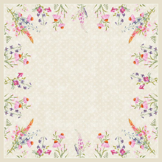 Dunicel-Mitteld. 84x84cm Floret | Karton (1 Packung)