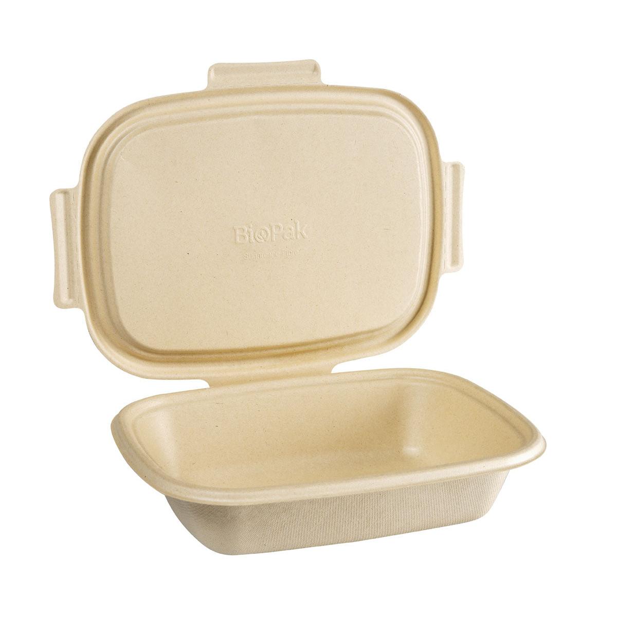 Bagasse Box Shield 1200 ml  Braun Bagasse 426x304x57 | Packung (50 Stück)