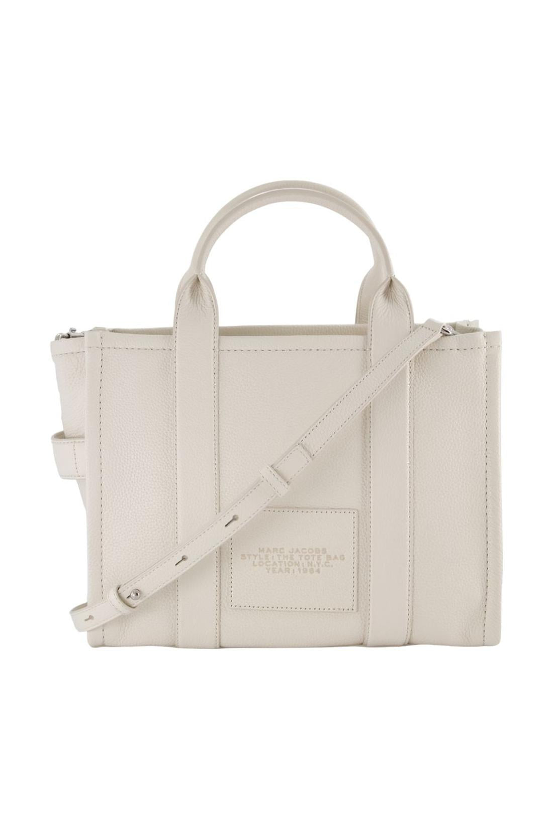 Tote Bag The Medium Tote - Marc Jacobs - Leder - Silber