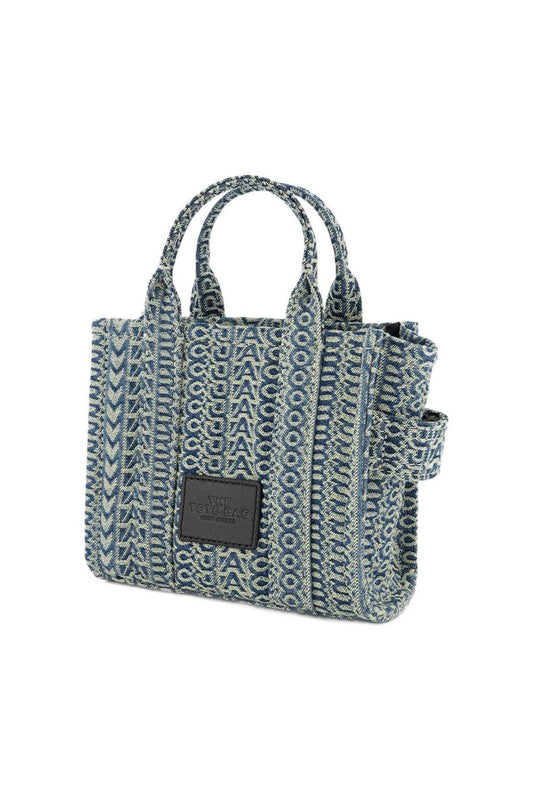 Tote bag The Micro Tote - Marc Jacobs - Baumwolle - Blau