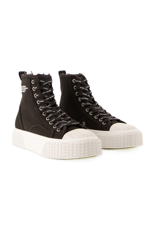 Sneakers The High Top - Marc Jacobs - Baumwolle - Schwarz