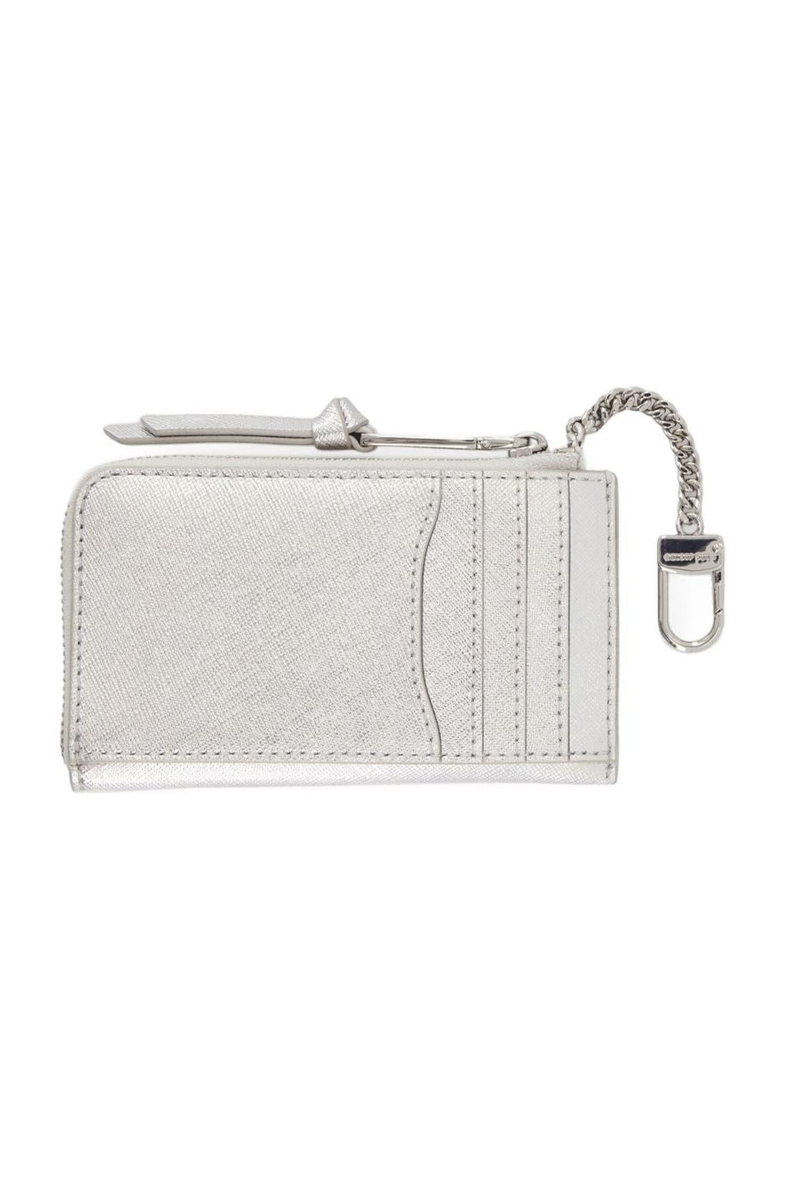The Top Zip Brieftasche - Marc Jacobs - Leder - Silber