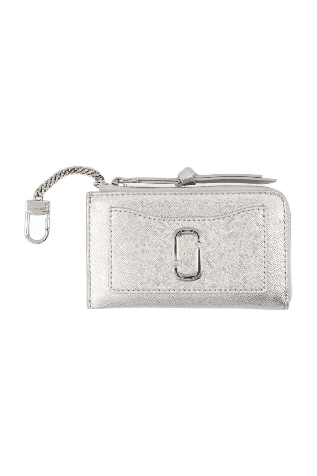 The Top Zip Brieftasche - Marc Jacobs - Leder - Silber