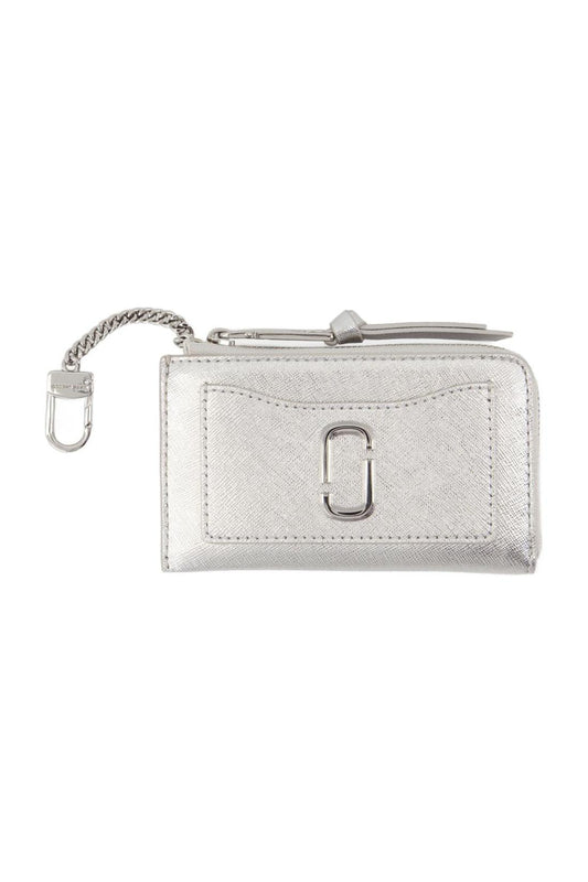 The Top Zip Brieftasche - Marc Jacobs - Leder - Silber
