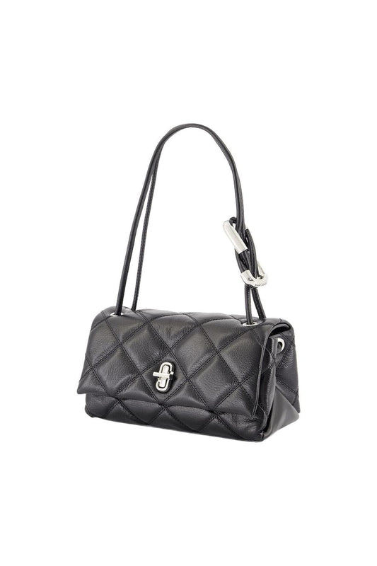 The Mini Dual Chain Schultertasche - Marc Jacobs - Leder - Schwarz