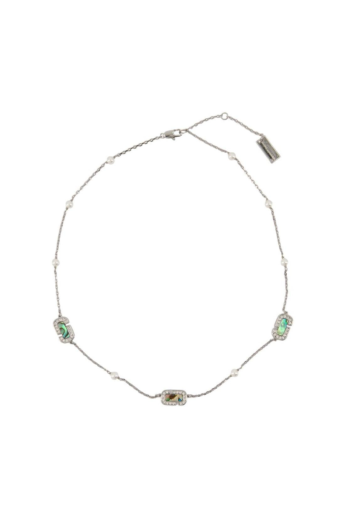 Abalone-Halskette - Marc Jacobs - Metall - Silber