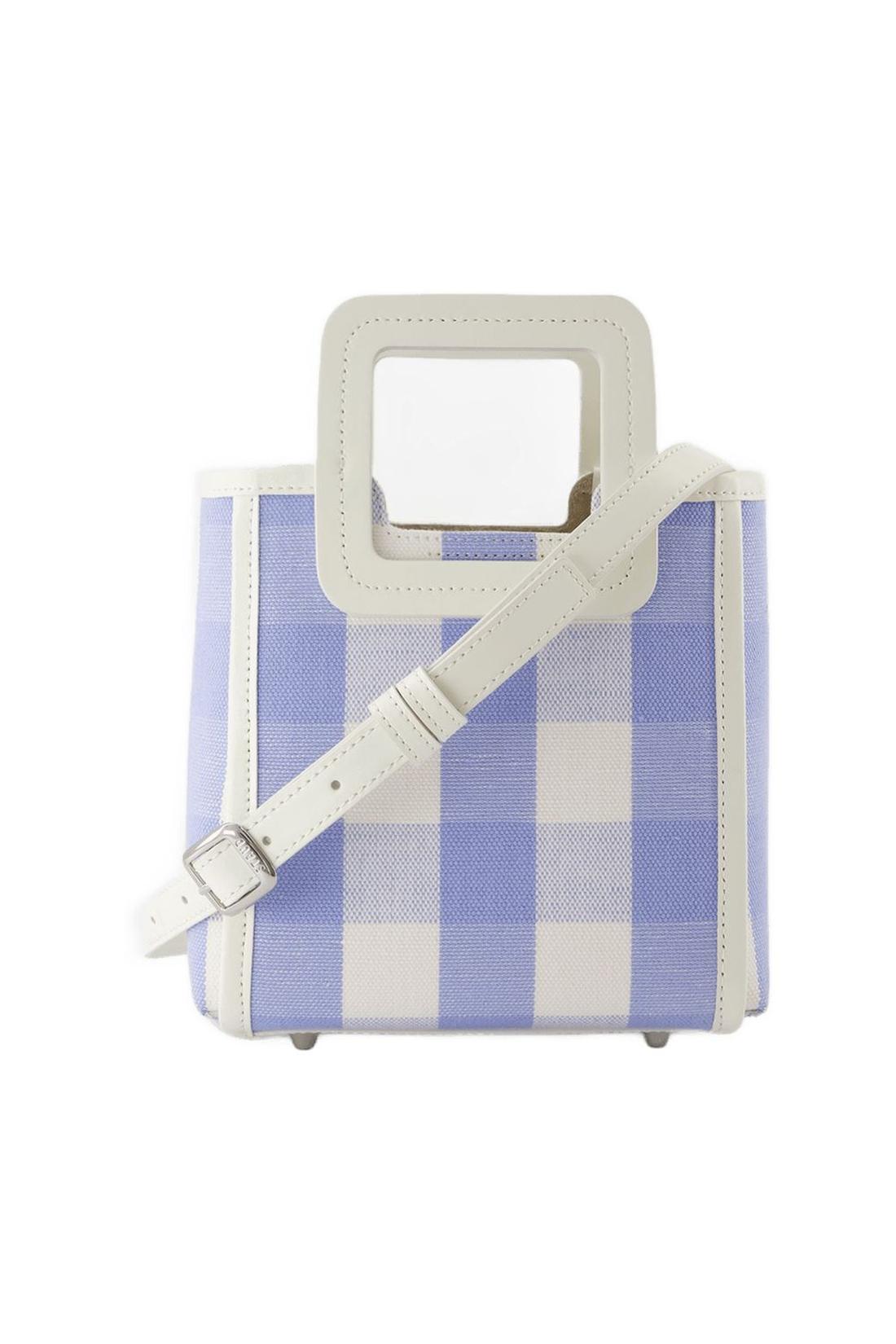 Mini Shirley Handtasche - Staud - Leder - Blau