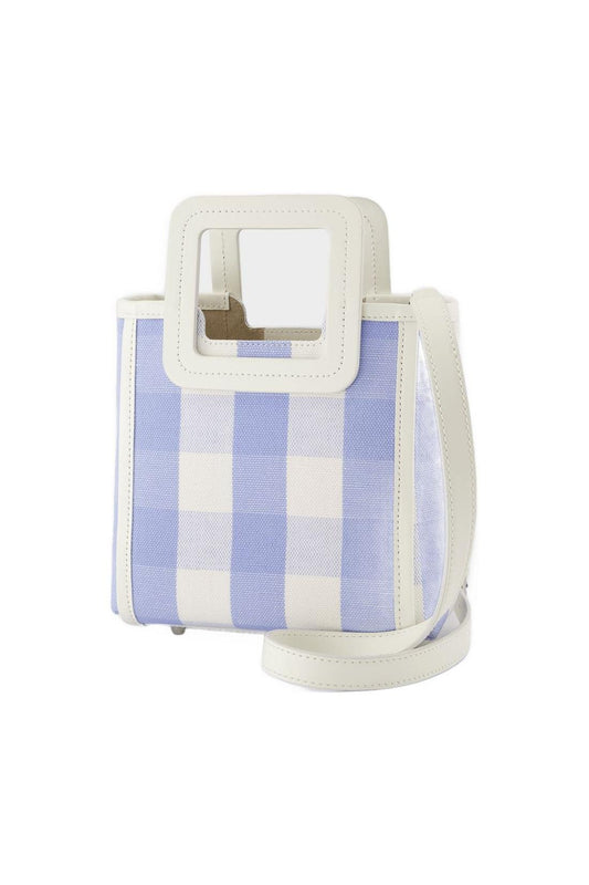 Mini Shirley Handtasche - Staud - Leder - Blau