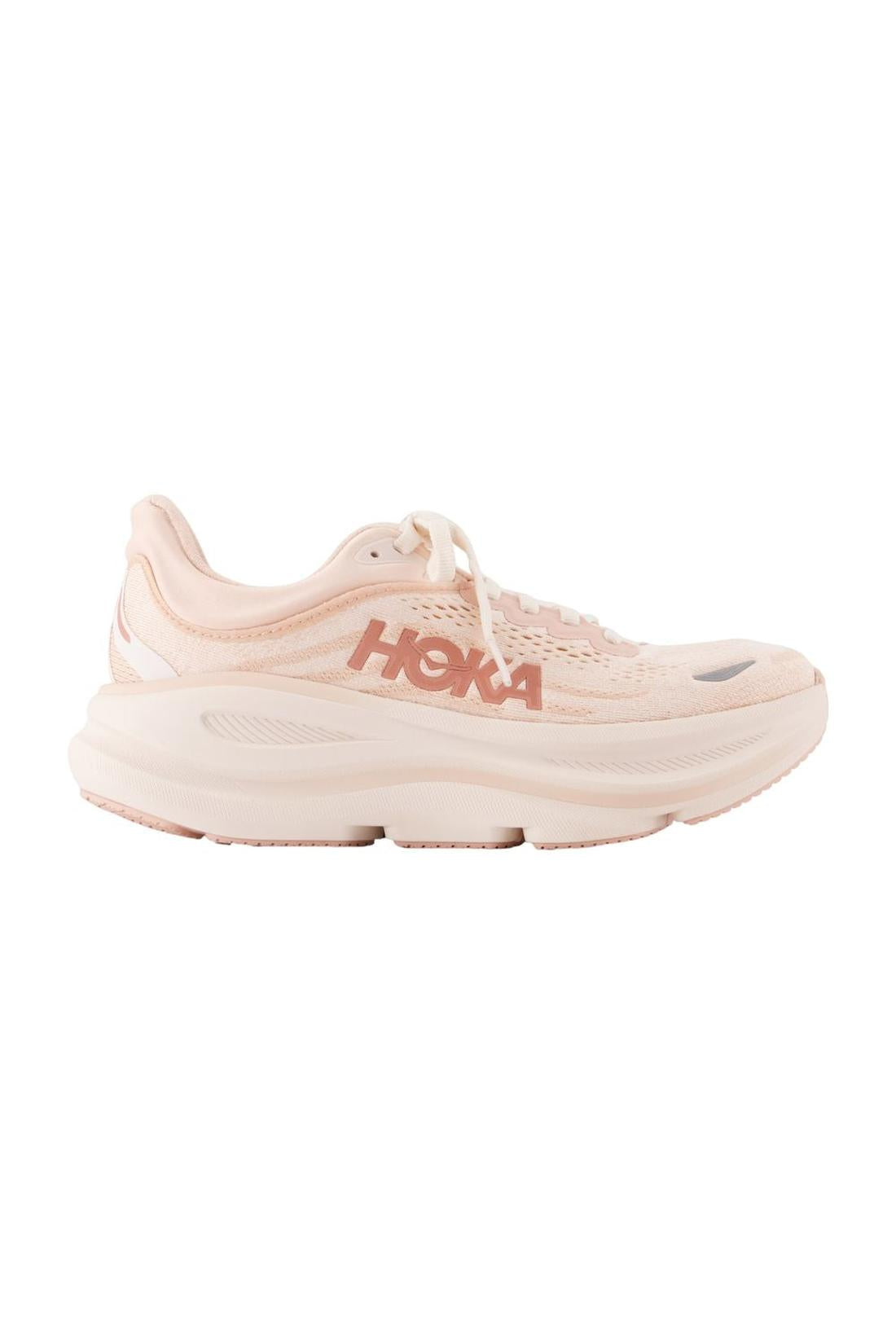 Sneakers W Bondi 9 - Hoka - Mesh - Rosa