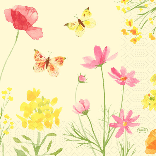 Servietten 33x33 cm, Poppy Field Design | Packung (250 Stück)