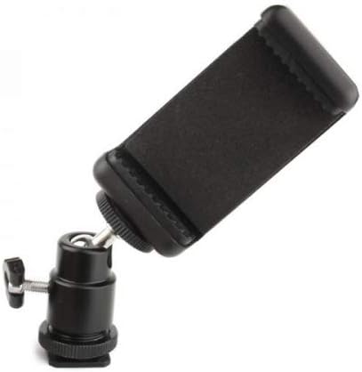 SYSTEM-S camera mount with 360° joint in black for smartphone