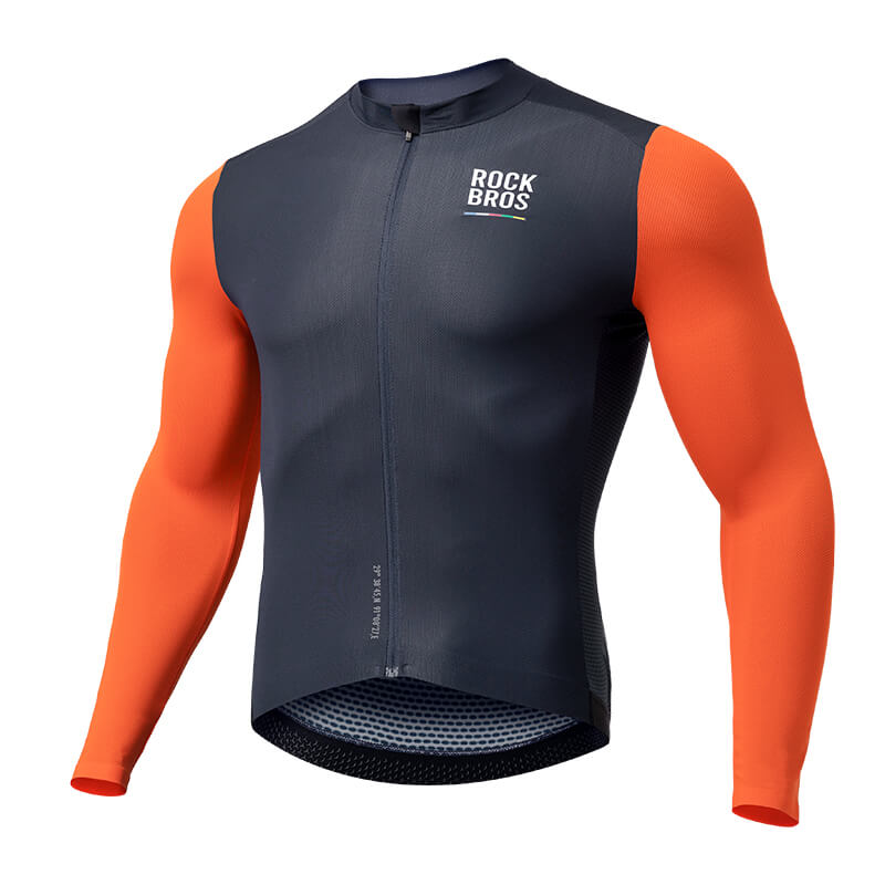 ROAD TO SKY Men's Long Sleeve Cycling Jersey for MTB &amp; Road Bike