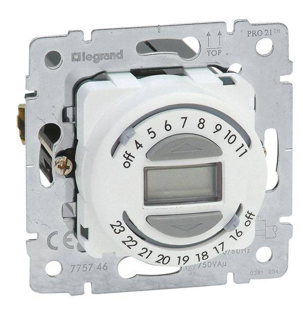 B-flokks Legrand gluggatjöld/hnappur Galea/Pro21 Hvítur 775746 rúllulokustýring