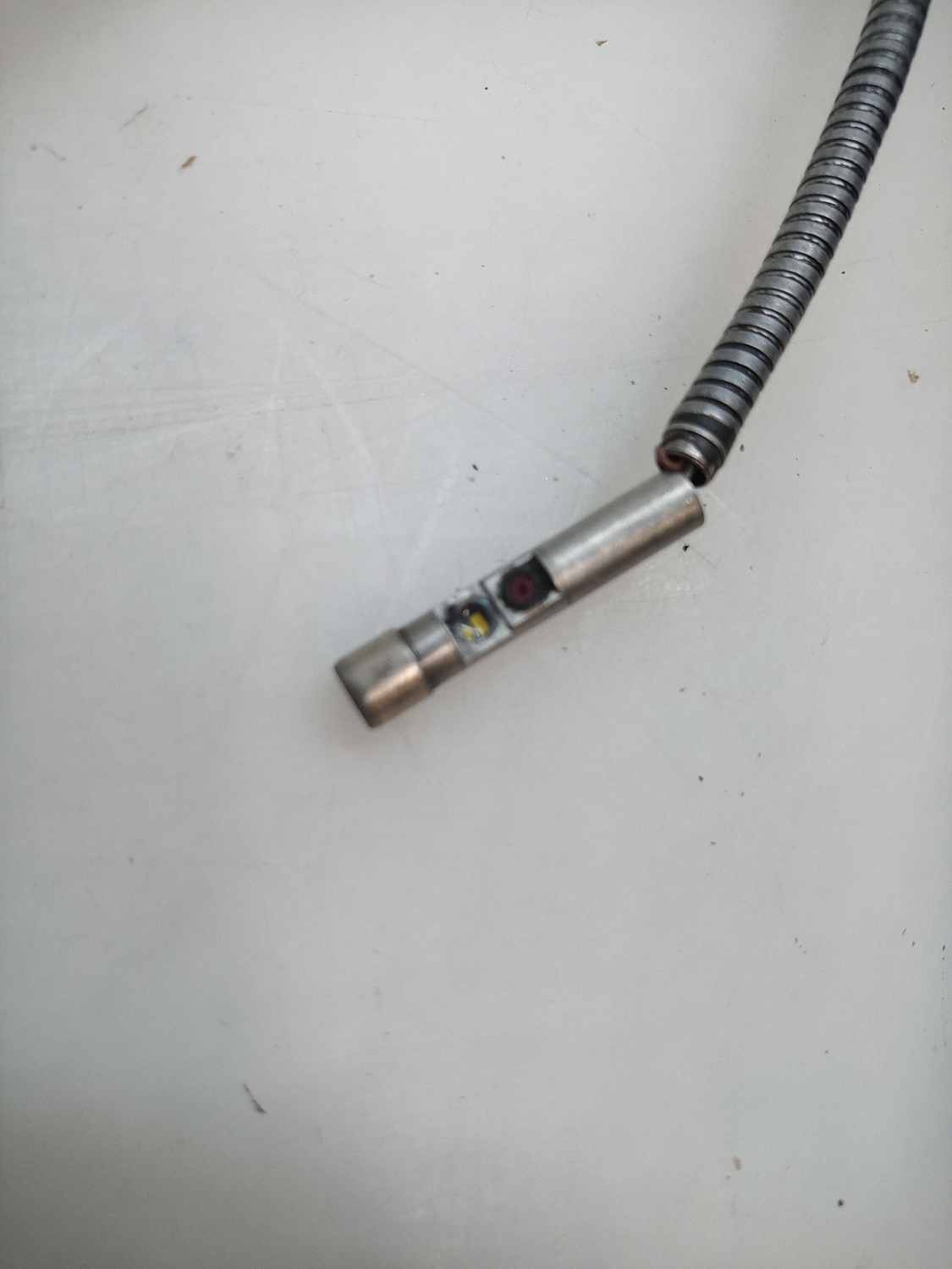B-grade Hazet 4812-10/4S endoscope, probe diameter 4.9 mm, probe length 100 cm, defective.