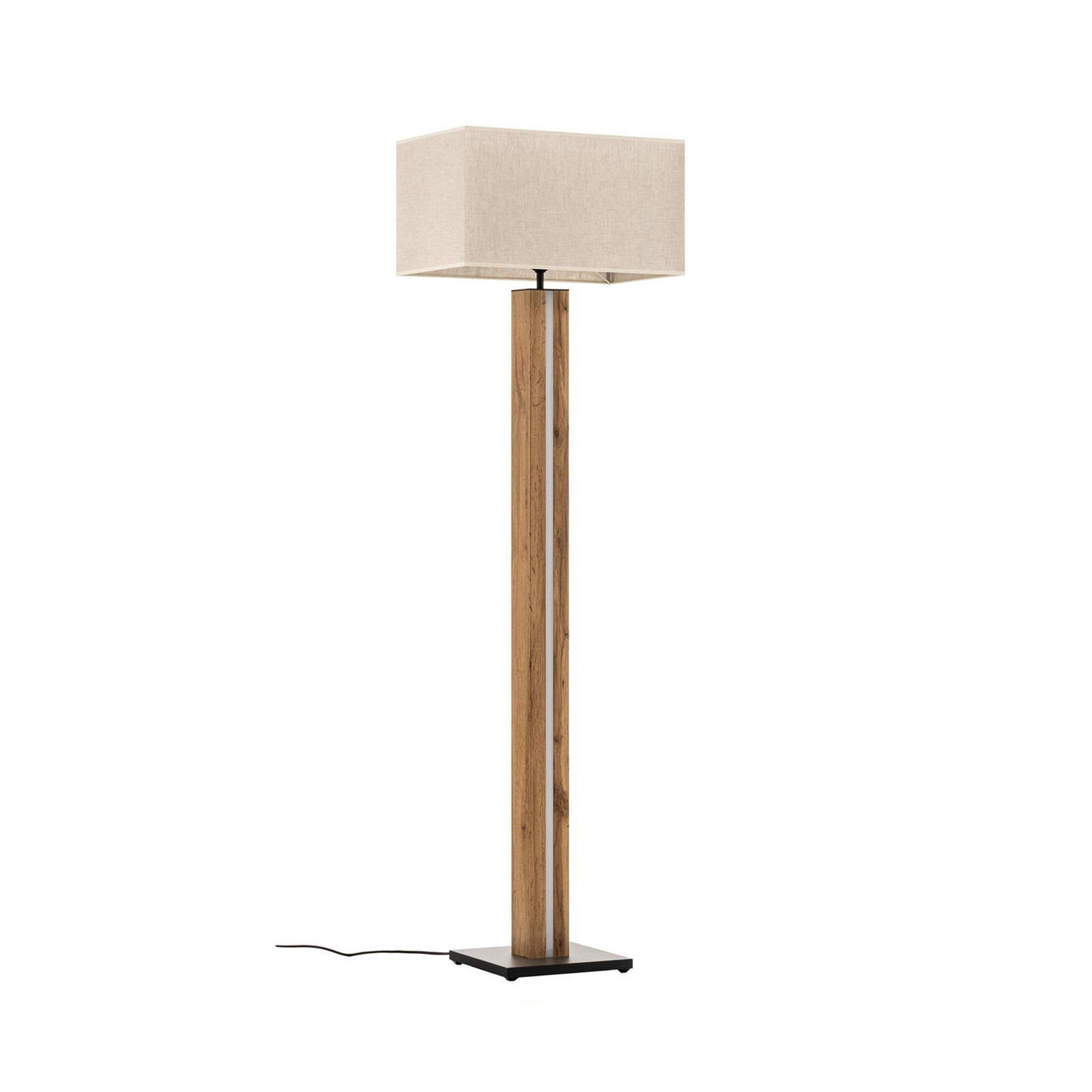 B-flokks Euluna gólflampi Elegance, dimmanlegur, beige 