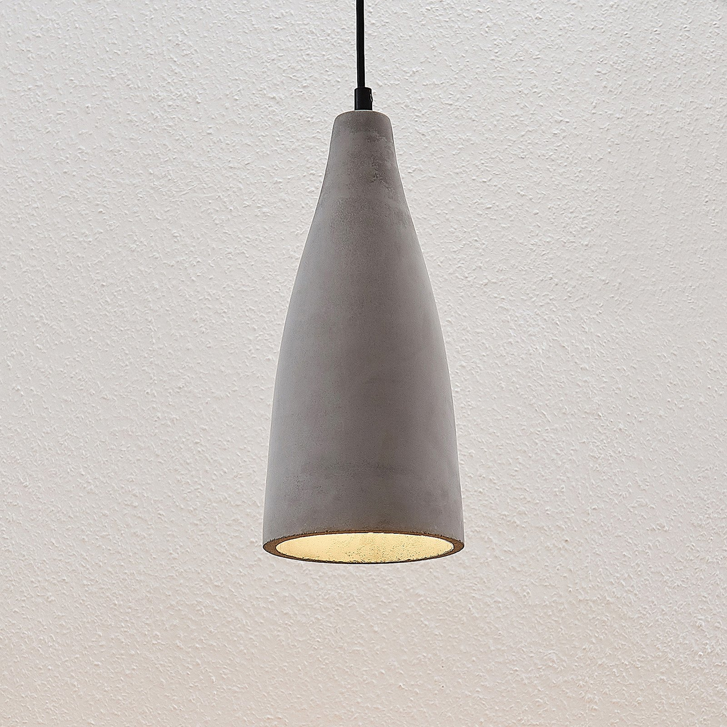 B-Ware Lindby Beton Pendelleuchte Sanne Pendelleuchte Lampe E27 Industriestil Betong319