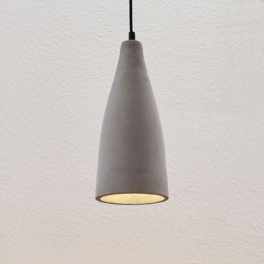 B-Ware Lindby Beton Pendelleuchte Sanne Pendelleuchte Lampe E27 Industriestil Betong319