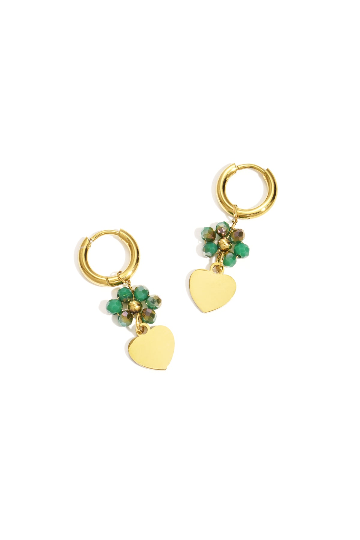 Edelstahl Tropfen Ohrringe Blume Casual Täglich Einfache Serie frauen schmuck