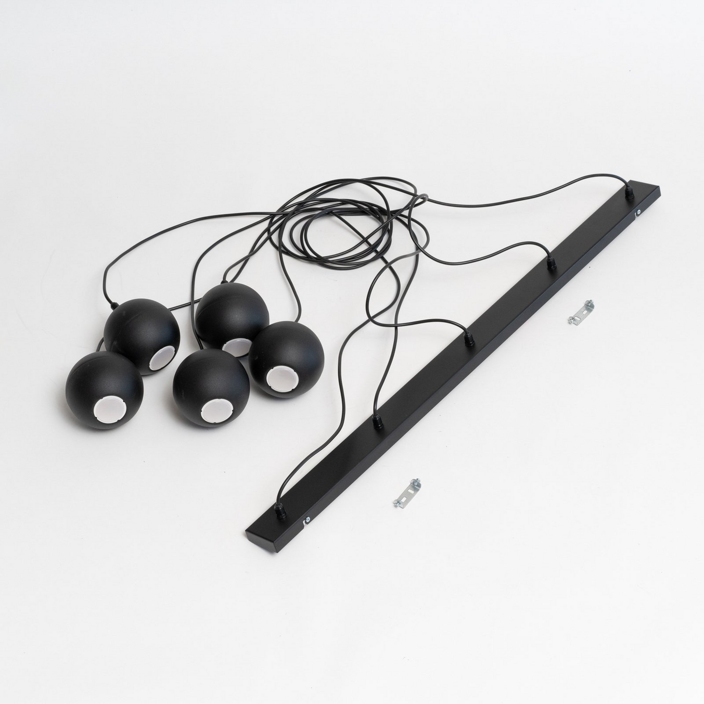 B-flokks Euluna hengiljós, miðnættis loftlampi, 5 ljós, GU10, svart 