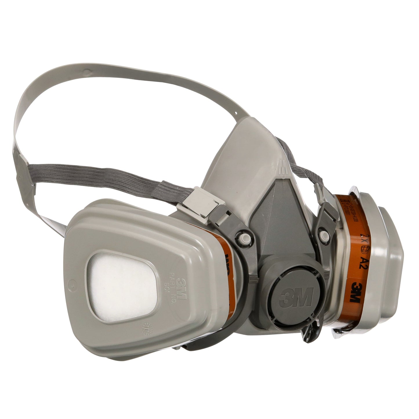 3M™ Atemschutzmaske 6003KIT-1 mit austauschbaren Filtern, A2P3 Organische Dämpfe (1x6200, 2x6055, 2x5935, 2x501) | Packung (1 Stück)