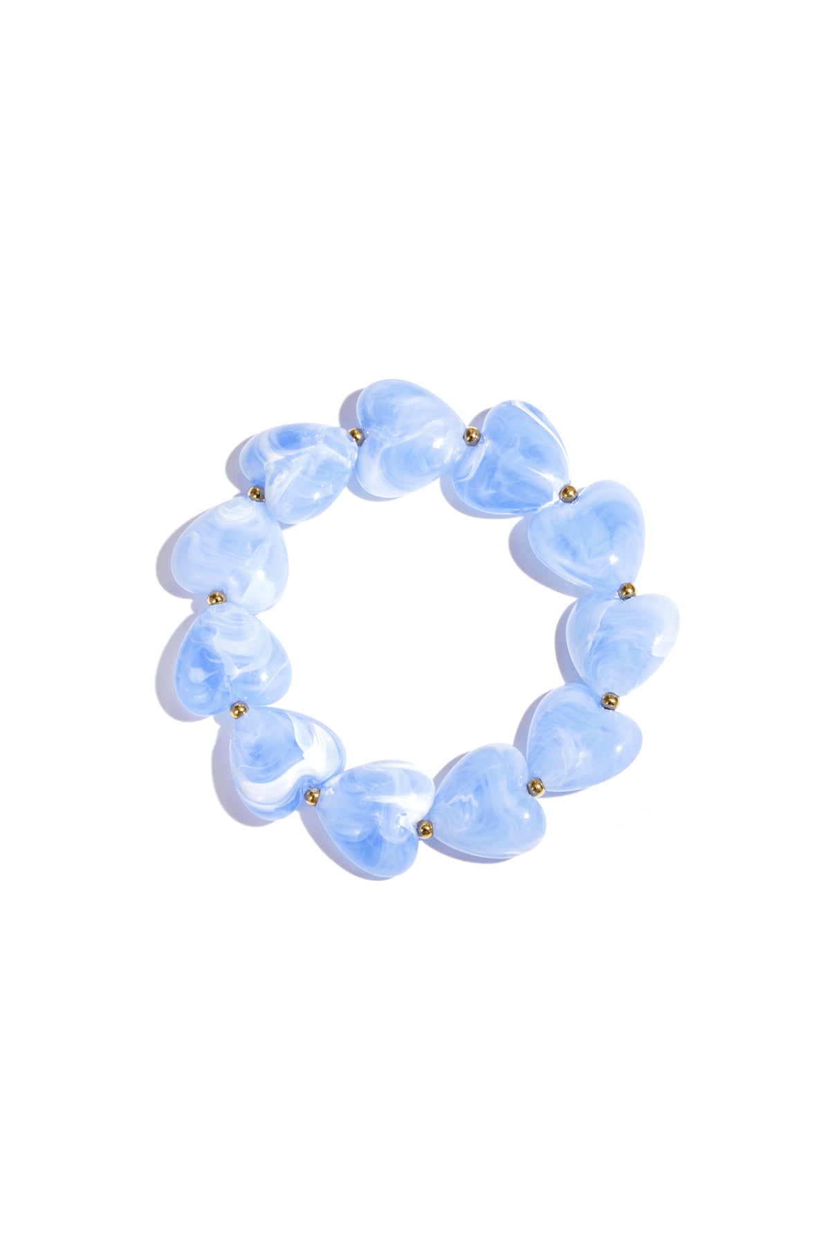 Acryl-Perlenarmbänder, Herz, Casual Daily Simple Serie, Damenschmuck