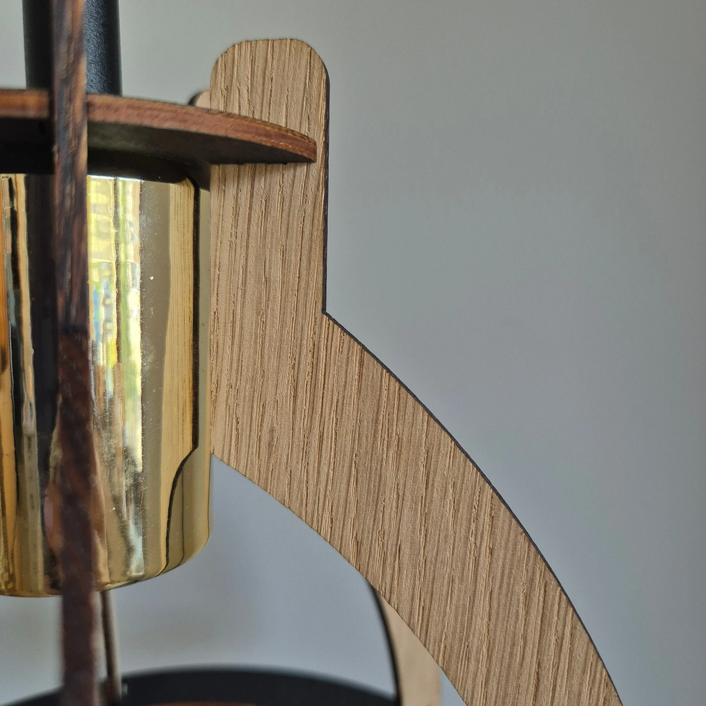 B-flokks Envostar loftljós Falou eik ø 25 cm loftlampi ljóskastari