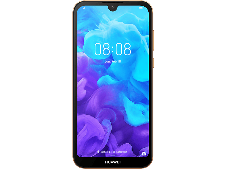 Snertiskjár fyrir snjallsíma frá B-lager Huawei Y5, Amber Brown með tvöföldu SIM-korti (sjá texta/mynd)