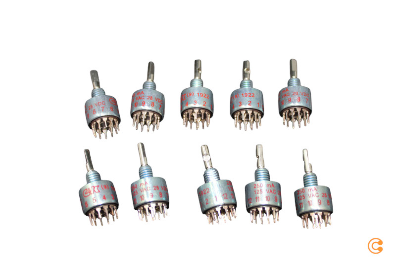 B-flokks C &amp; K rofar MD06 L1 NCQD snúningsrofi 125 V 28 V/DC 250 mA 10 stykki