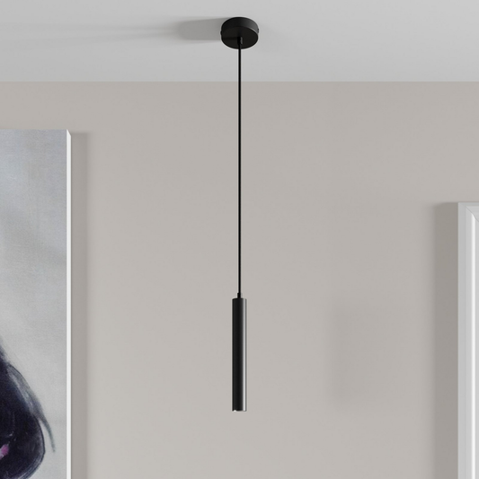 Arcchio Franka LED hengilampi í B-flokki, loftlampi, 1 ljós, svartur 