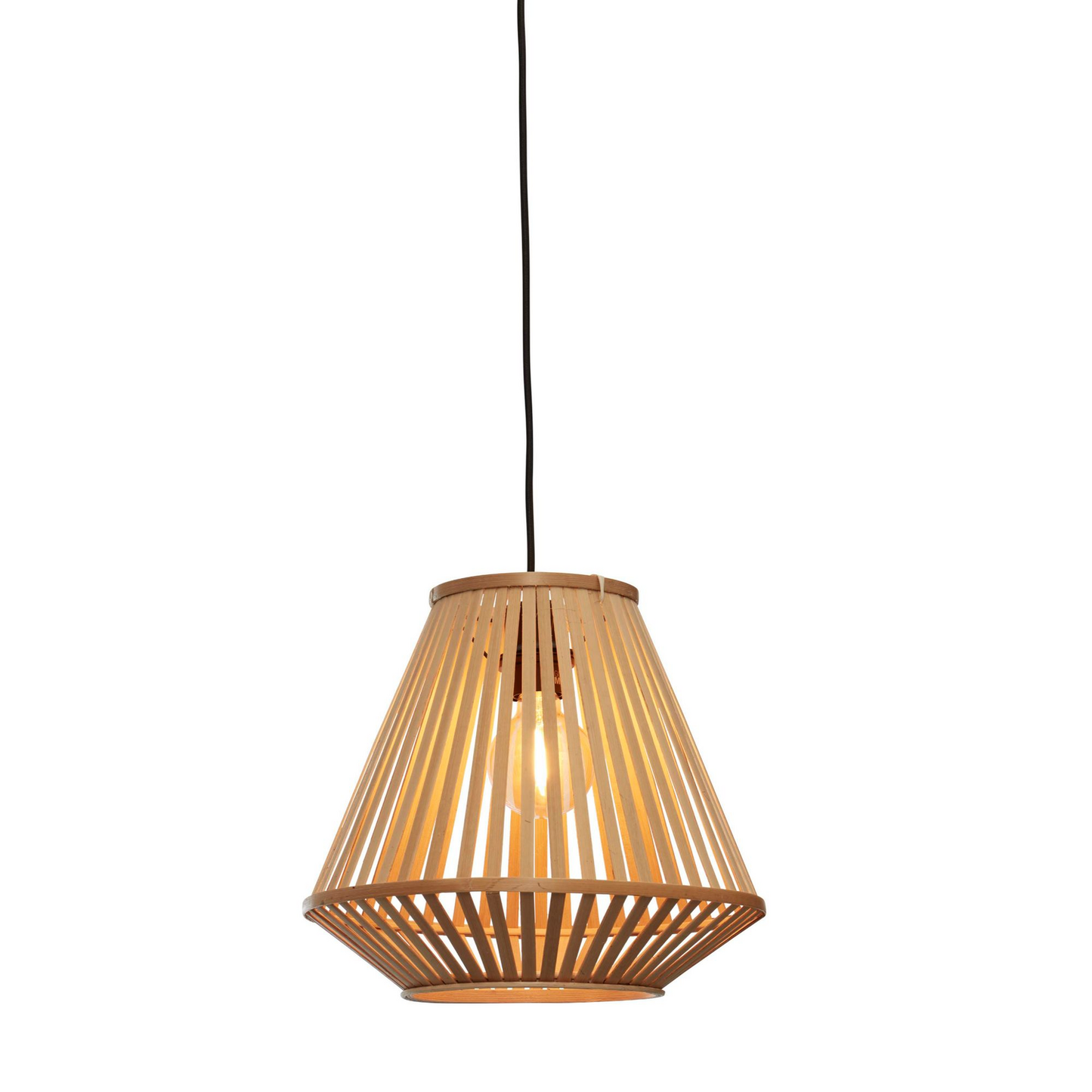 Good &amp; Mojo Merapi hengilampi 30x30 náttúrulegur hengilampi lampi ljós